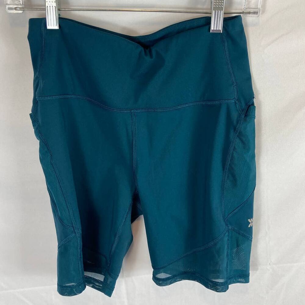 All in Motion Teal Bike Shorts Size Small